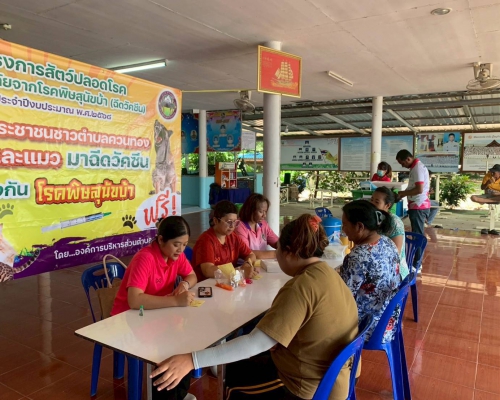 โครงการสัตว์ปลอดโรค คนปลอดภัยจากโรคพิษสุนัขบ้า ประจำปีงบประมาณ 2568