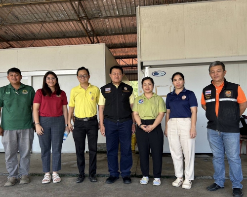 ปศุสัตว์จังหวัดนครศรีธรรมราช ตรวจรับรองสถานที่จำหน่ายเนื้อสัตว์ และสถานที่พักซากสัตว์ในพื้นที่อำเภอทุ่งสง จังหวัดนครศรีธรรมราช วันที่ 19 ธันวาคม 2567